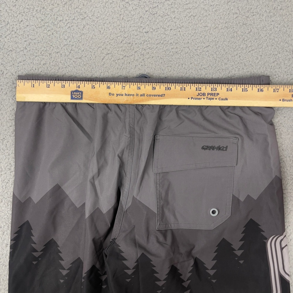 Grammici Board Shorts Mens XL Gray Hybrid Outdoor Unlined Pocket Swim Beach Hike - Picture 7 of 10